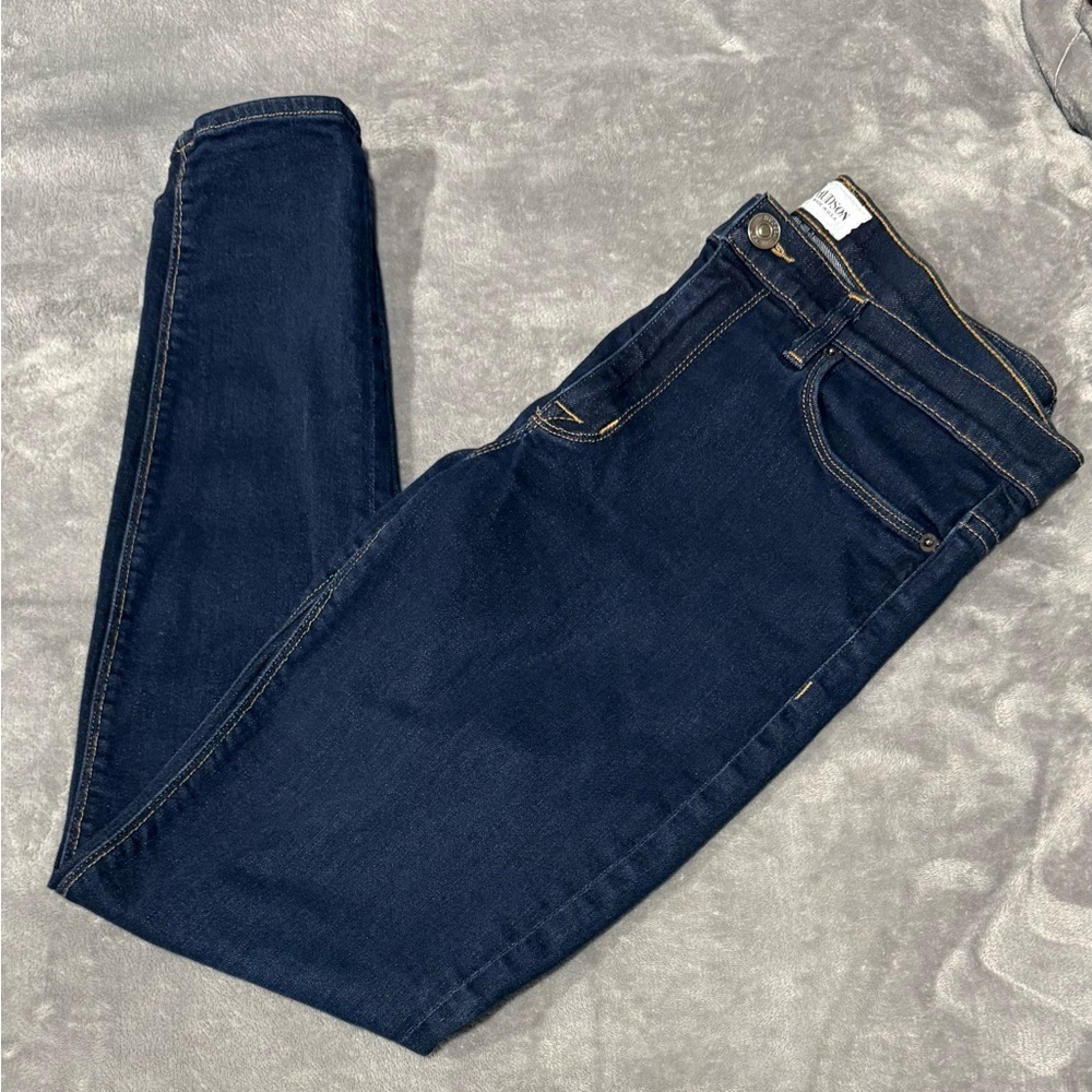 ~Hudson Mid-Rise Skinny Jeans